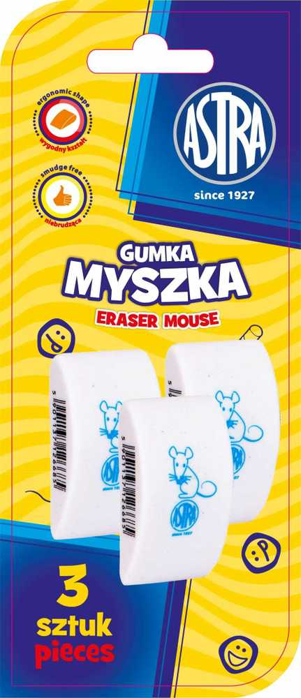 Pelės trintukas 3 vnt Astra