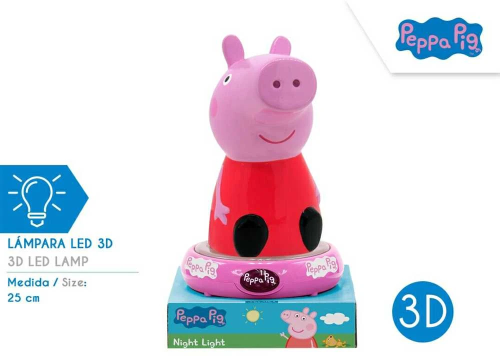 Peppa Pig 3D LED naktinė lemputė