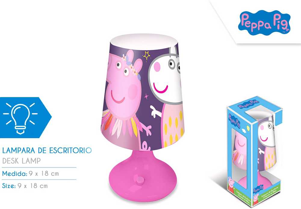 Peppa Pig stalo lempa