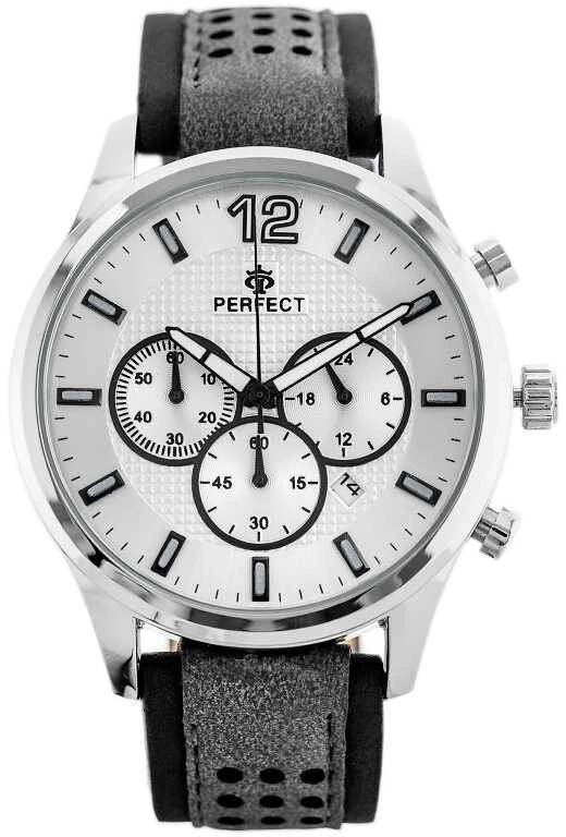Laikrodis vyrams PERFECT CH01L - CHRONOGRAF (zp354f) + dėžutė