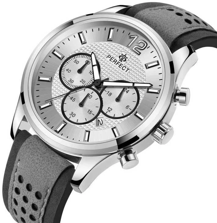 Laikrodis vyrams PERFECT CH01L - CHRONOGRAF (zp354f) + dėžutė