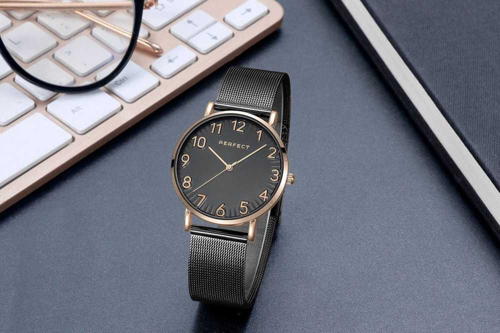 Laikrodis PERFECT F342-08 WOMEN S WATCH (zp514e) + BOX