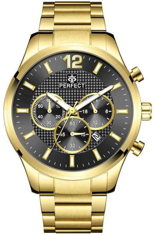 Laikrodis vyrams PERFECT CH01M - CHRONOGRAF (zp355g) + dėžutė
