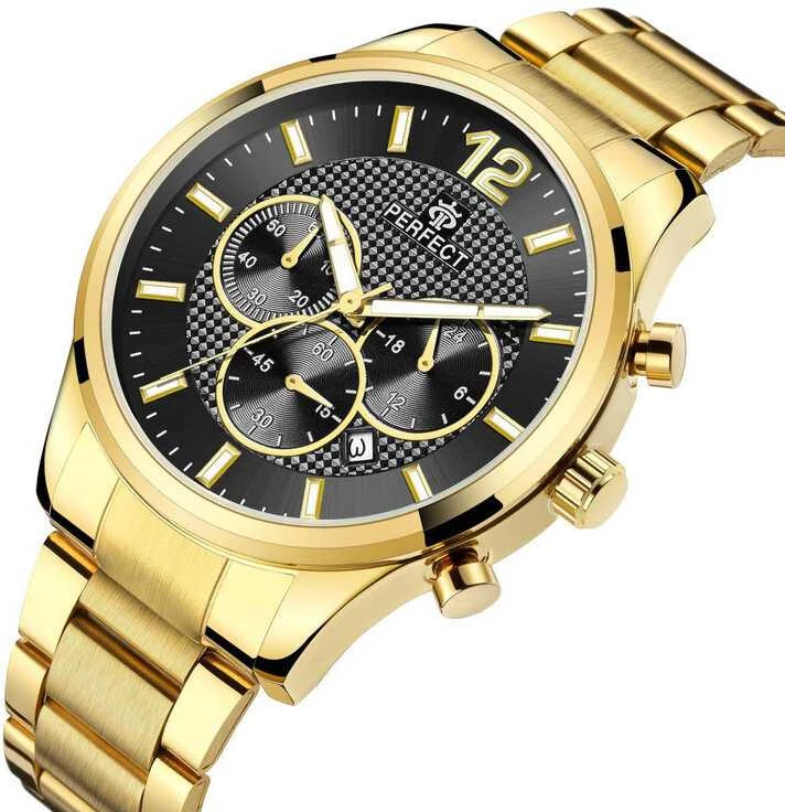 Laikrodis vyrams PERFECT CH01M - CHRONOGRAF (zp355g) + dėžutė