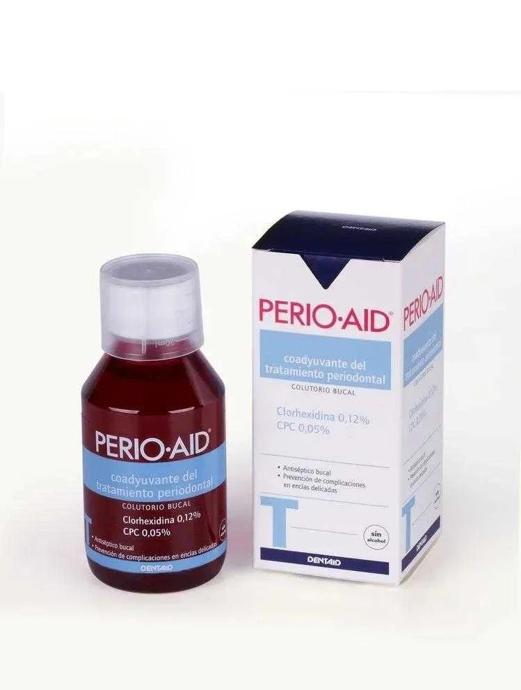 "Perio Aid" burnos skalavimo priemonė be alkoholio 150ml
