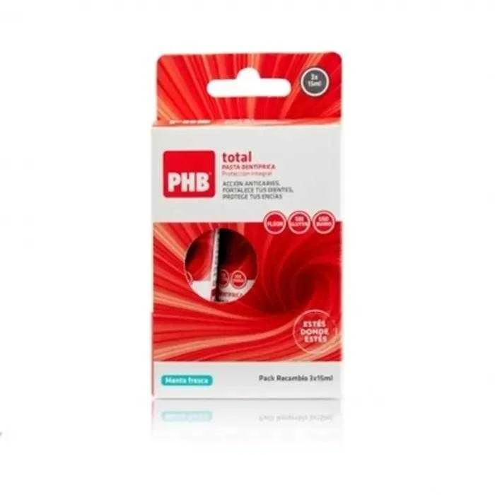 Phb dantų pasta 15 ml (kelioninė pakuotė) 3vnt