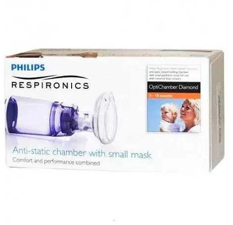 "Philips Respironics" kameros "Optichamber Diamond With Neonatal Mask" 0-18 m