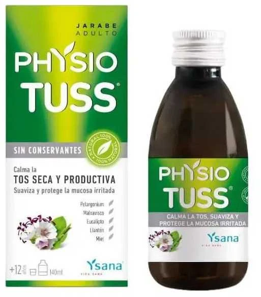 Ysana Physiotuss suaugusiųjų sirupas 140ml