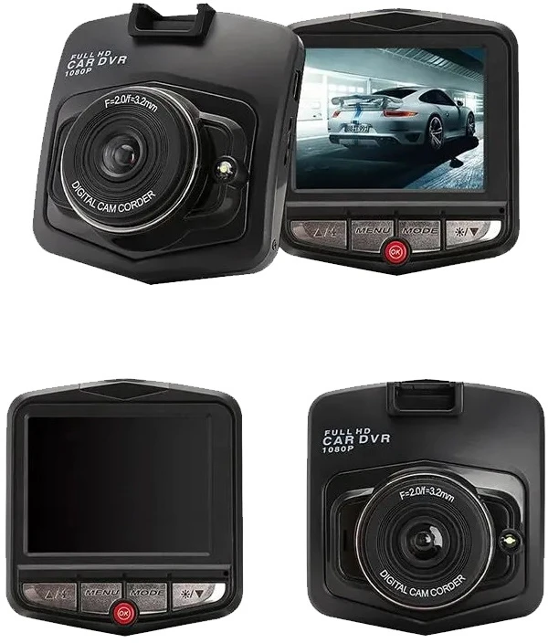 Automobilinė vaizdo kamera Full HD su LCD ekranu