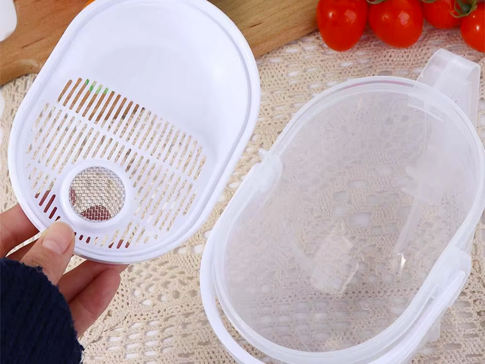 Ryžių plovimo indas su sieteliu, 1L
