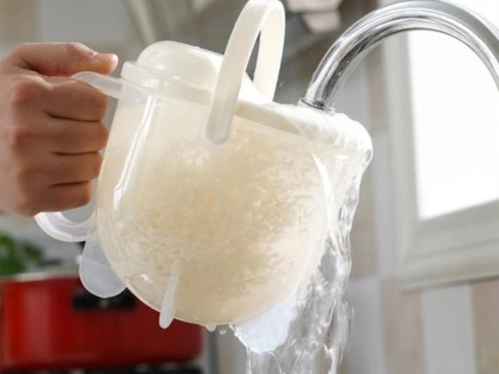 Ryžių plovimo indas su sieteliu, 1L