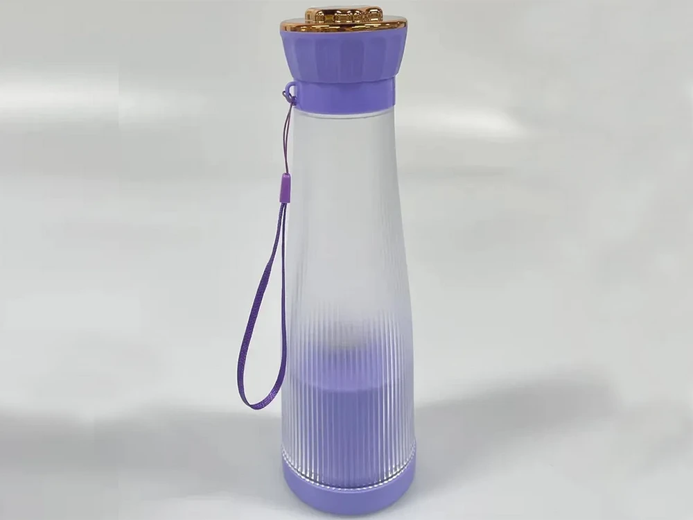 Nešiojamas USB belaidis trintuvas kokteiliams 400ml, violetinis