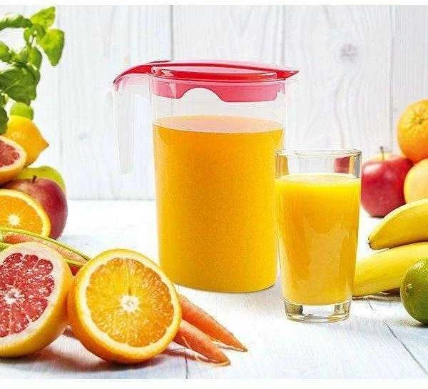 Plasticinis ąsotis su dangčiu 1,75 l - patogus ir saugus