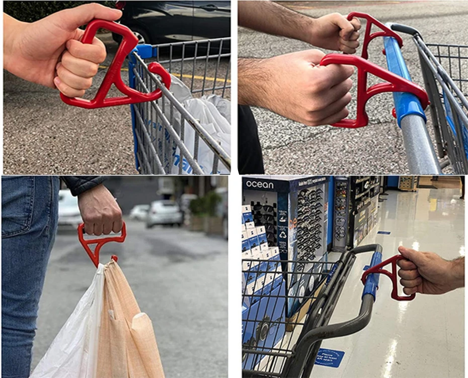 Plastikinė rankena, be kontakto turėklas, higieninis
