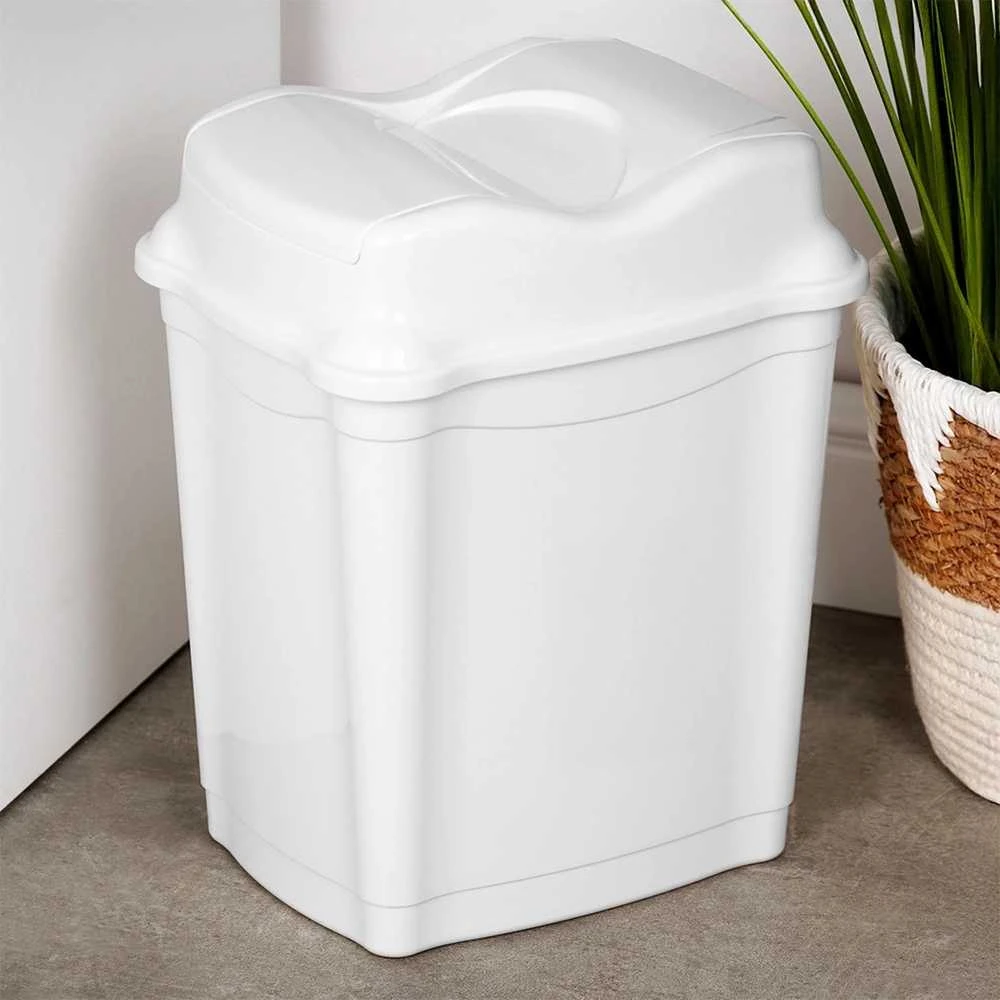 YokaHome Plastikinis konteineris 9 l baltas - švarai namuose