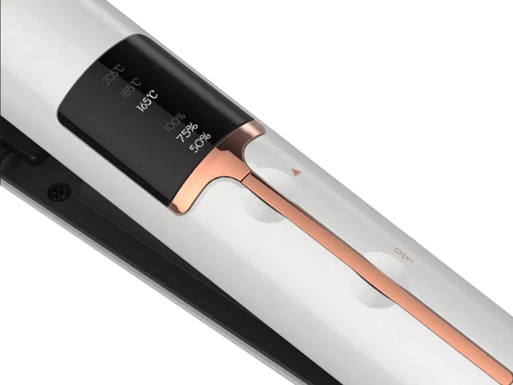 Plaukų tiesintuvas su LCD ekranu, 18W, 21cm