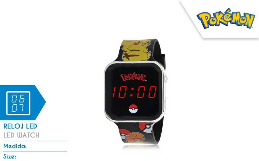 Išmanusis laikrodis Kids Euroswan Pokemon LED laikrodis