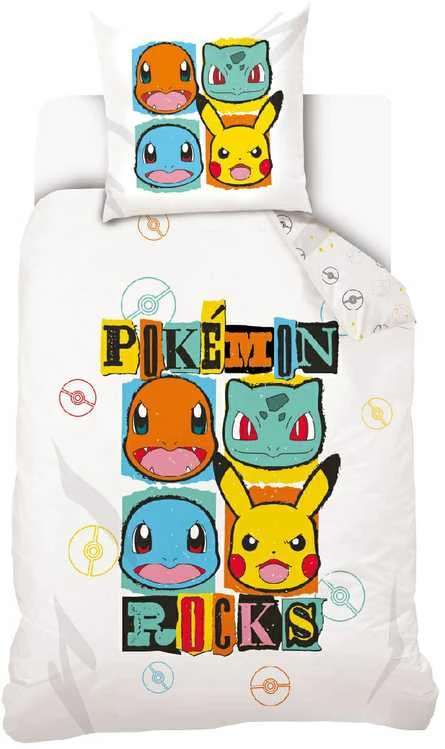Patalynės komplektas „Pokemon“ patalynė 140 x 200 + 70 x 90 cm