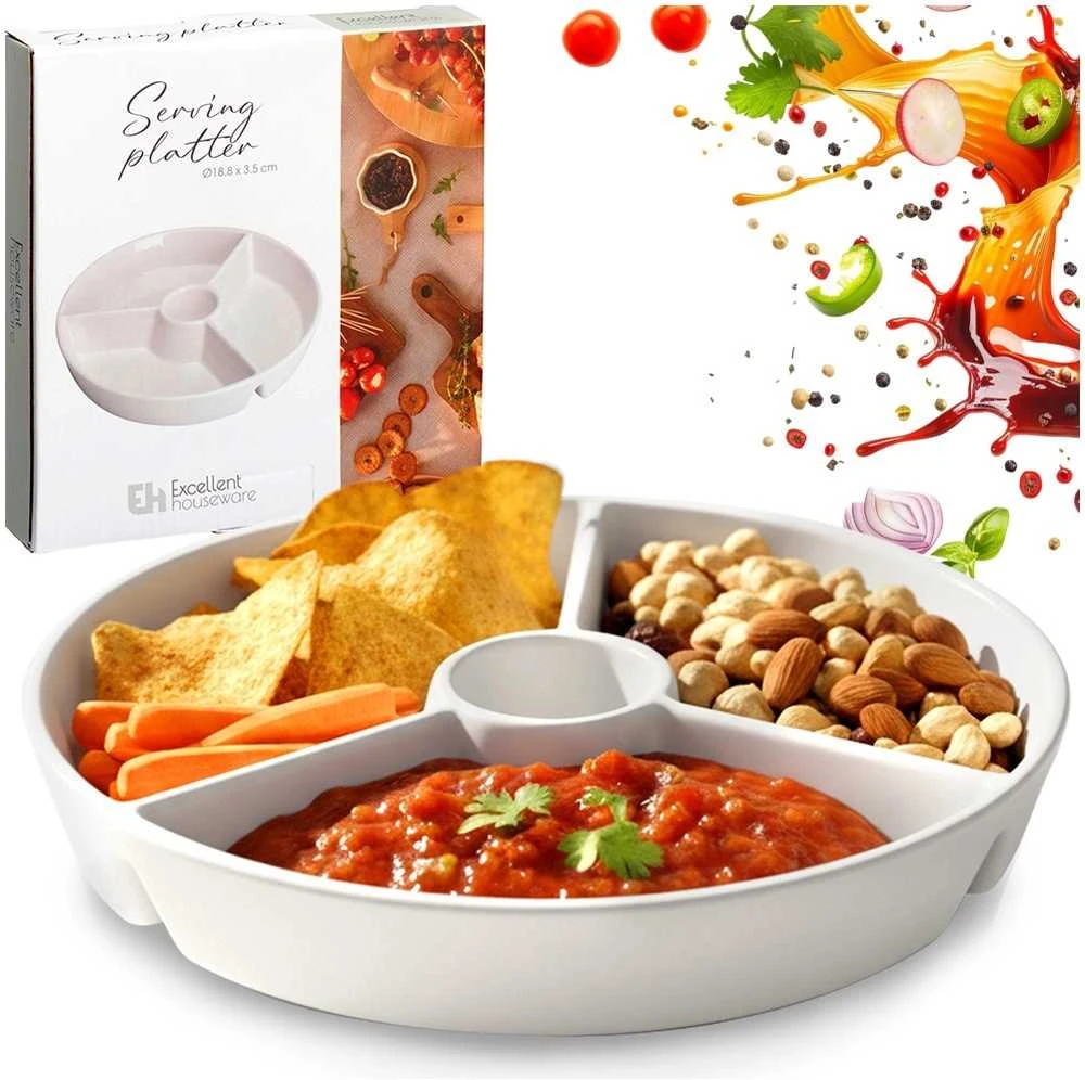 Lumarko Porceliano užkandžių dubuo 19 cm - Dipschaal - Serveerbord