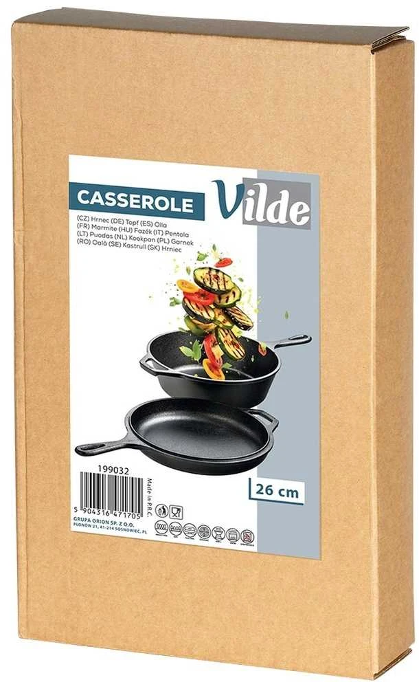 Vilde Ketaus puodas 3,5L ir keptuve 24 cm (2 dalių komplektas CAST LINE)