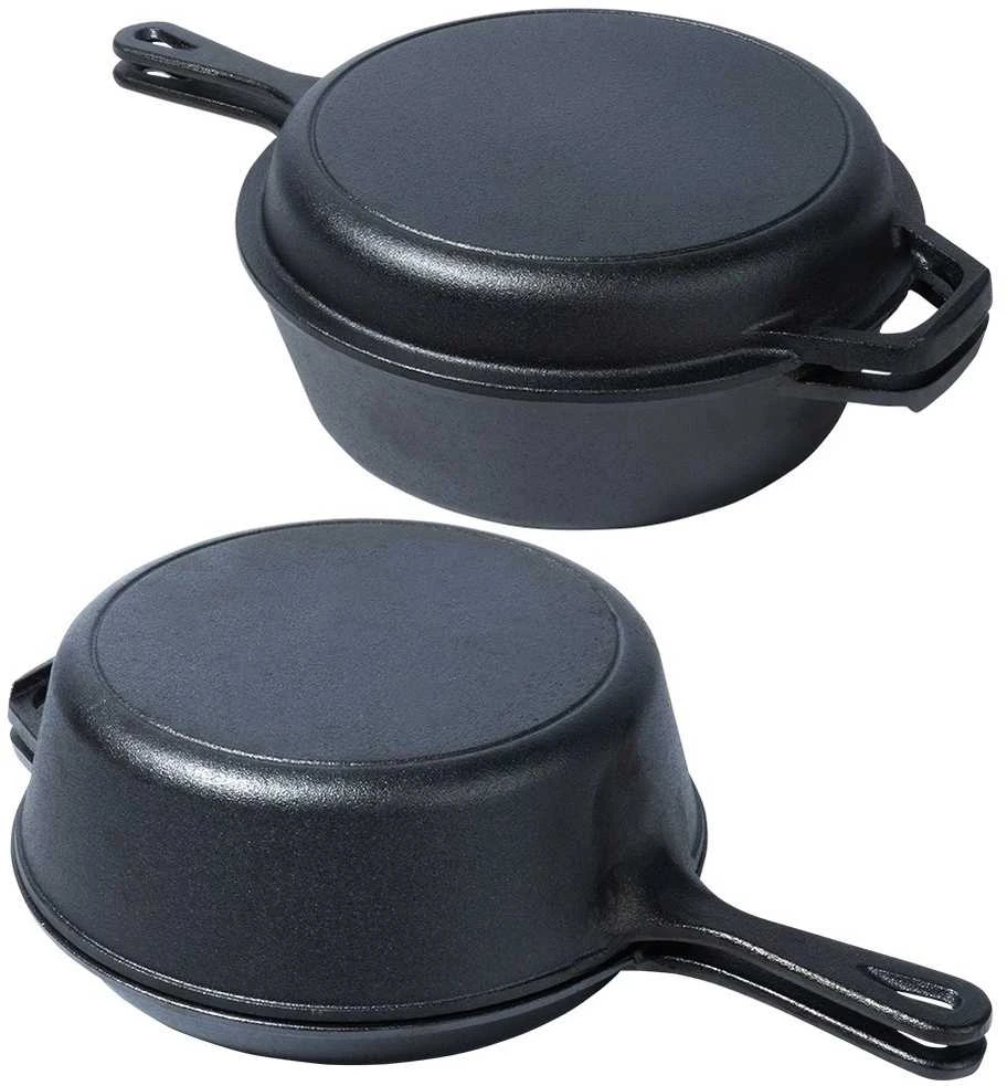 Vilde Ketaus puodas 3,5L ir keptuve 24 cm (2 dalių komplektas CAST LINE)
