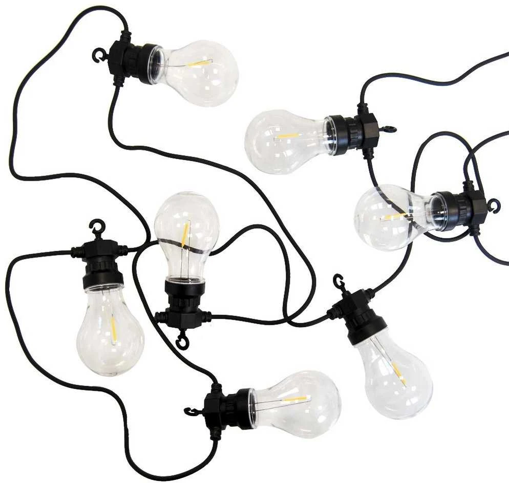ProGarden Sodo LED lempučių girlianda, 10 lempučių, 24V