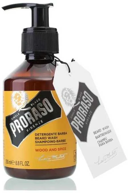 Proraso Wood & Spice Barzdos šampūnas, 200 ml
