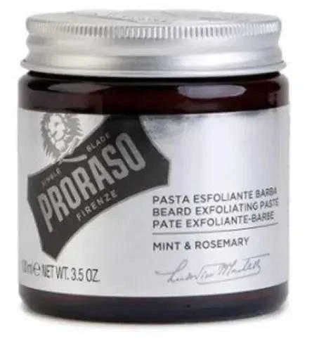 Proraso Beard Exfoliating Scrub Mėtų ir rozmarinų aromato barzdos šveitiklis, 100 ml