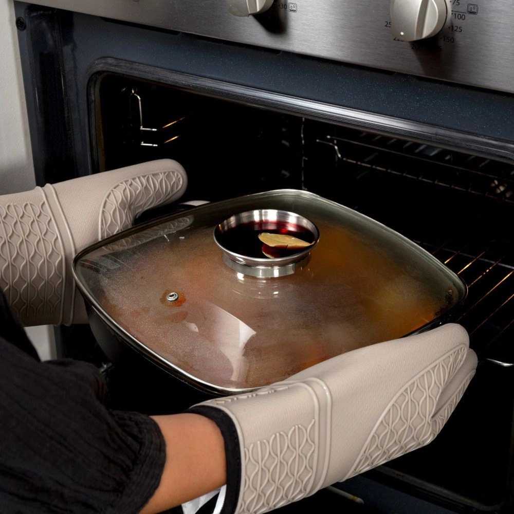 Nava Puodas granitas su stikliniu dangteliu FUNTZIO 28 cm, 4,7 l
