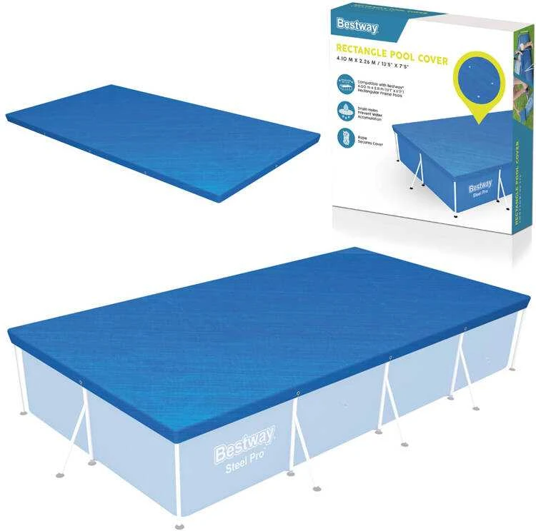 „BestWay“ baseino danga „Flowclear“ (4,00 m x 2,11 m) Mėlyna