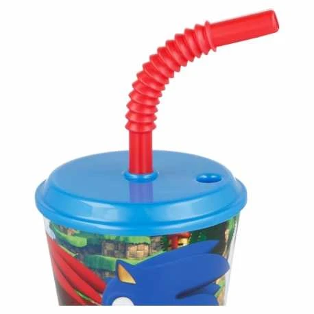 Stor Puodelis su šiaudeliais 430 ml Sonic