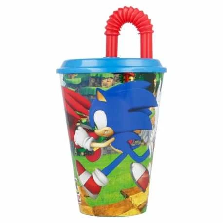 Stor Puodelis su šiaudeliais 430 ml Sonic