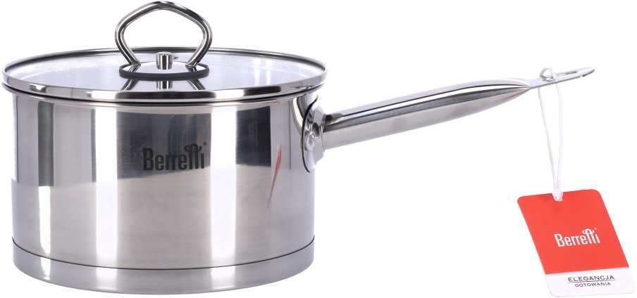 Puodis su nerūdijančio plieno dangčiu Dvynių berretti, 18 cm