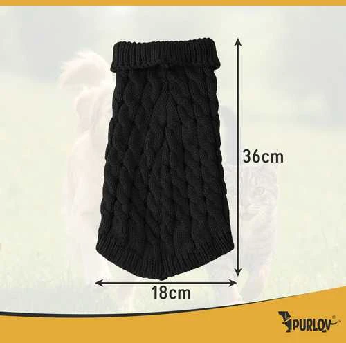 Dog/cat clothes dydis L juodas Purlov 26218