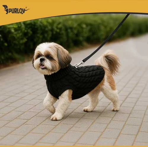 Dog/cat clothes dydis L juodas Purlov 26218