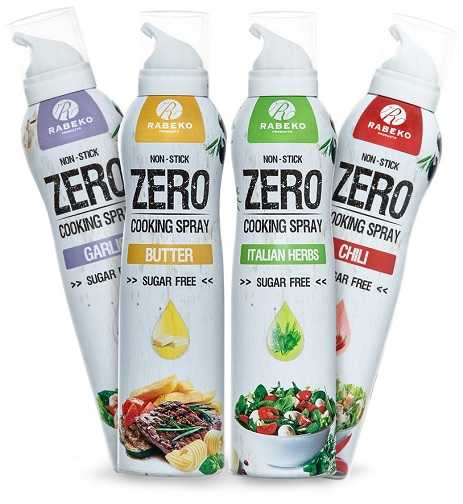 Rabeko Zero cooking spray 200 ml purškiamas aliejus : Skonis - Česnakų