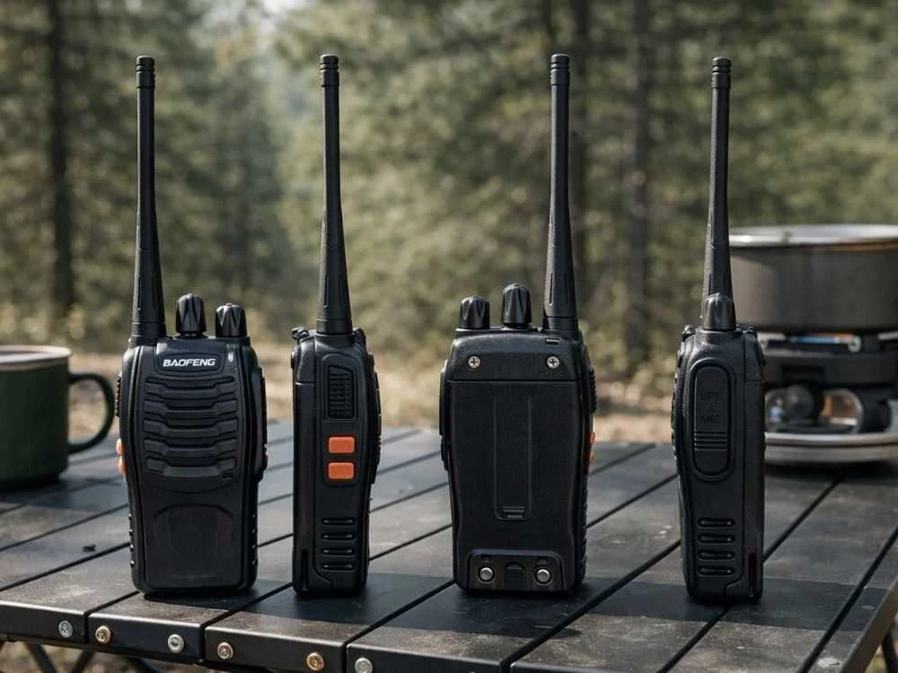 Racijos 2 vnt. „baofeng bf-888s“ trumpojo nuotolio ryšio radio aparatų rinkinys, didelis veikimo nuotolis iki 8 km, 1500 mah