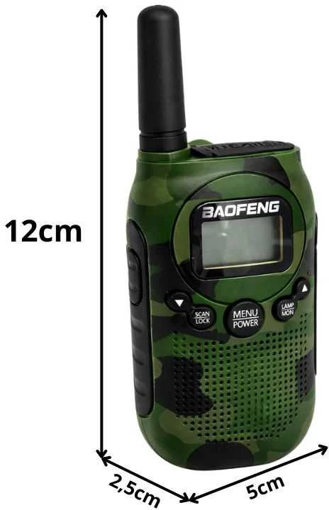 Racijų rinkinys: 2 vnt. „baofeng bf-t6“ trumpojo nuotolio radijų, didelis veikimo nuotolis iki 2 km, žibintuvėlis, 1500 mah