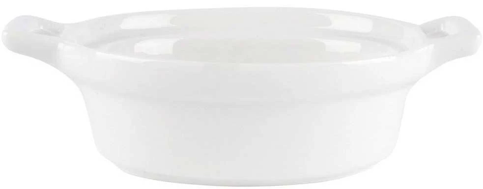 Excellent Houseware Ramekins porcelianinė balta 120 ml 3 vnt.