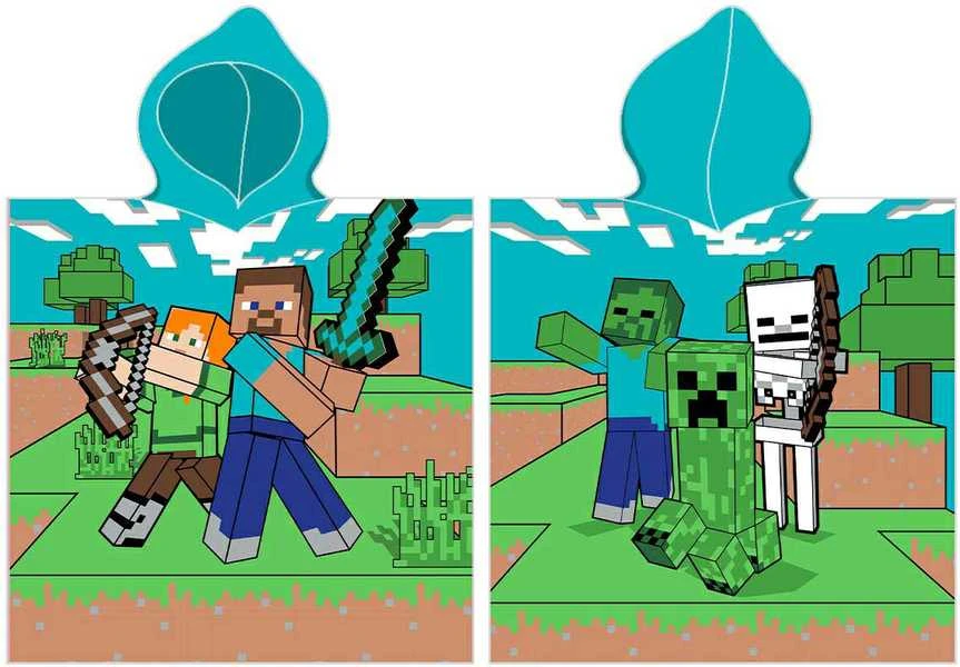MCU „Minecraft“ pončas 50 x 115 cm