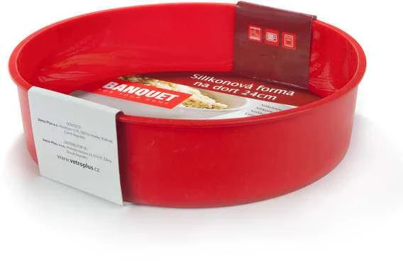 Banquet torto forma 24cm , silikoninė