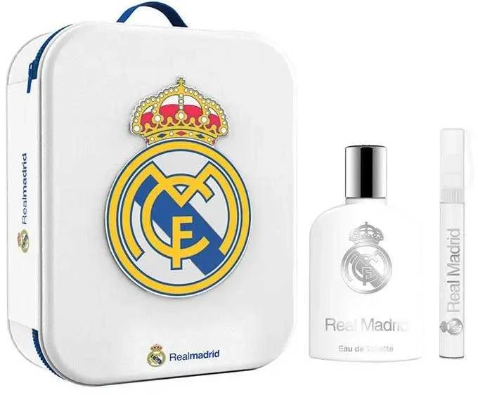 Real Madrid rinkinys vyrams (EDT, 100 ml + EDT mini 10 ml + metalinė kosmetinė)