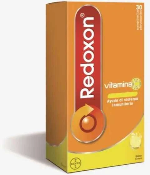 Redoxon Vitamina C 30 tablečių šnypščiančių su citrina