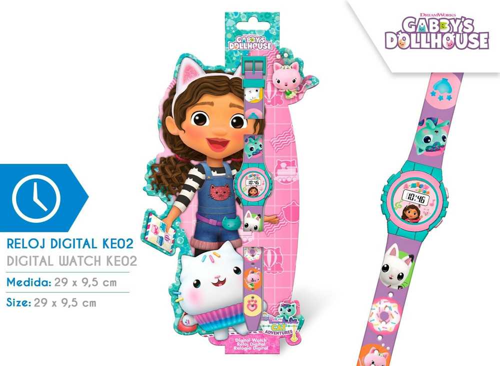 Skaitmeninis laikrodis Gabby's Dollhouse KiDS Licensing