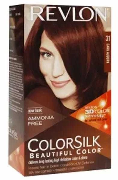 Plaukų dažai "Revlon Colorsilk" be amoniako 31 tamsus auburinas