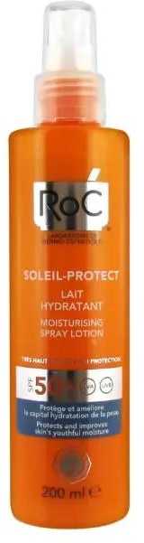 "Roc Soleil Protect drėkinamasis purškiamasis losjonas Spf50+ 200ml