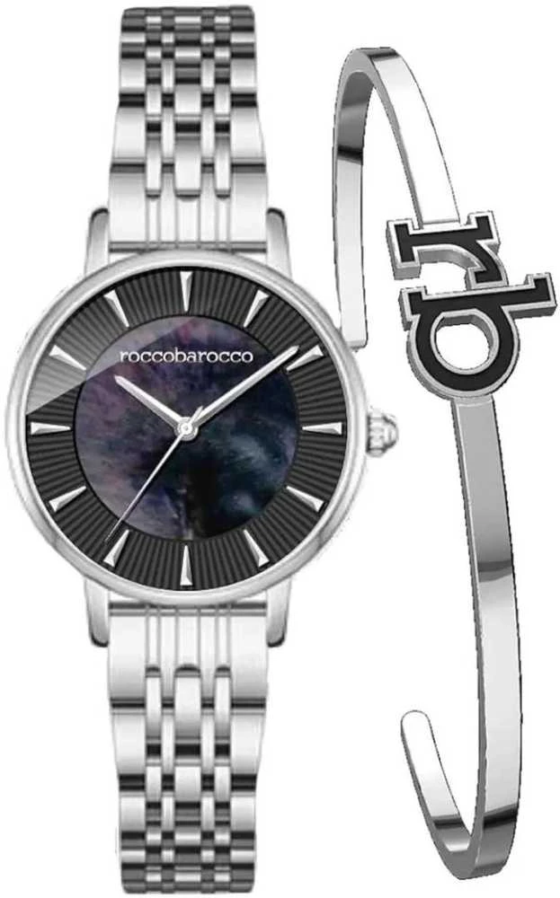Rocco Barocco Laikrodis moterims ROCCOBAROCCO dėžutėSET RB.4659L-05M(zo506e)