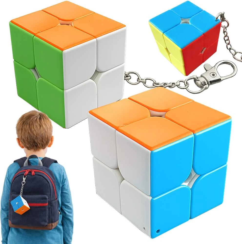 Rubiko kubas 2x2 – raktų pakabukas