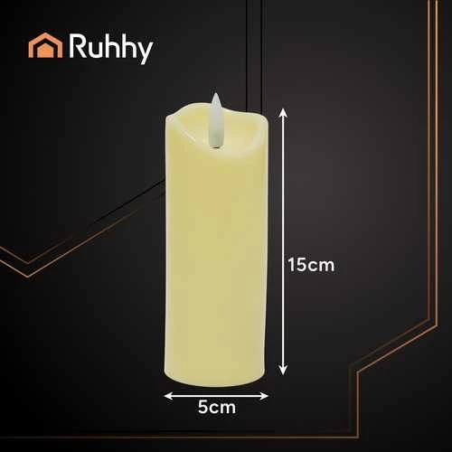 LED žvakė Ruhhy 15x5 cm