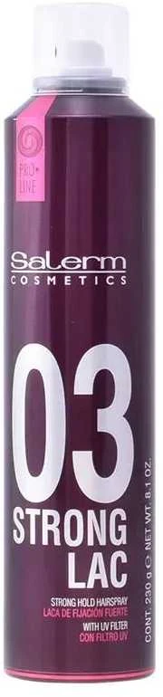Salerm Cosmetics Strong Lac 03 Stiprios fiksacijos plaukų lakas 405ml
